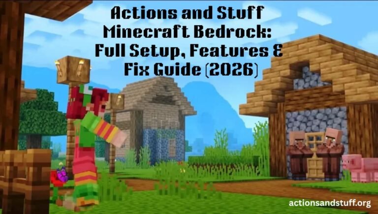 Actions and Stuff Minecraft Bedrock