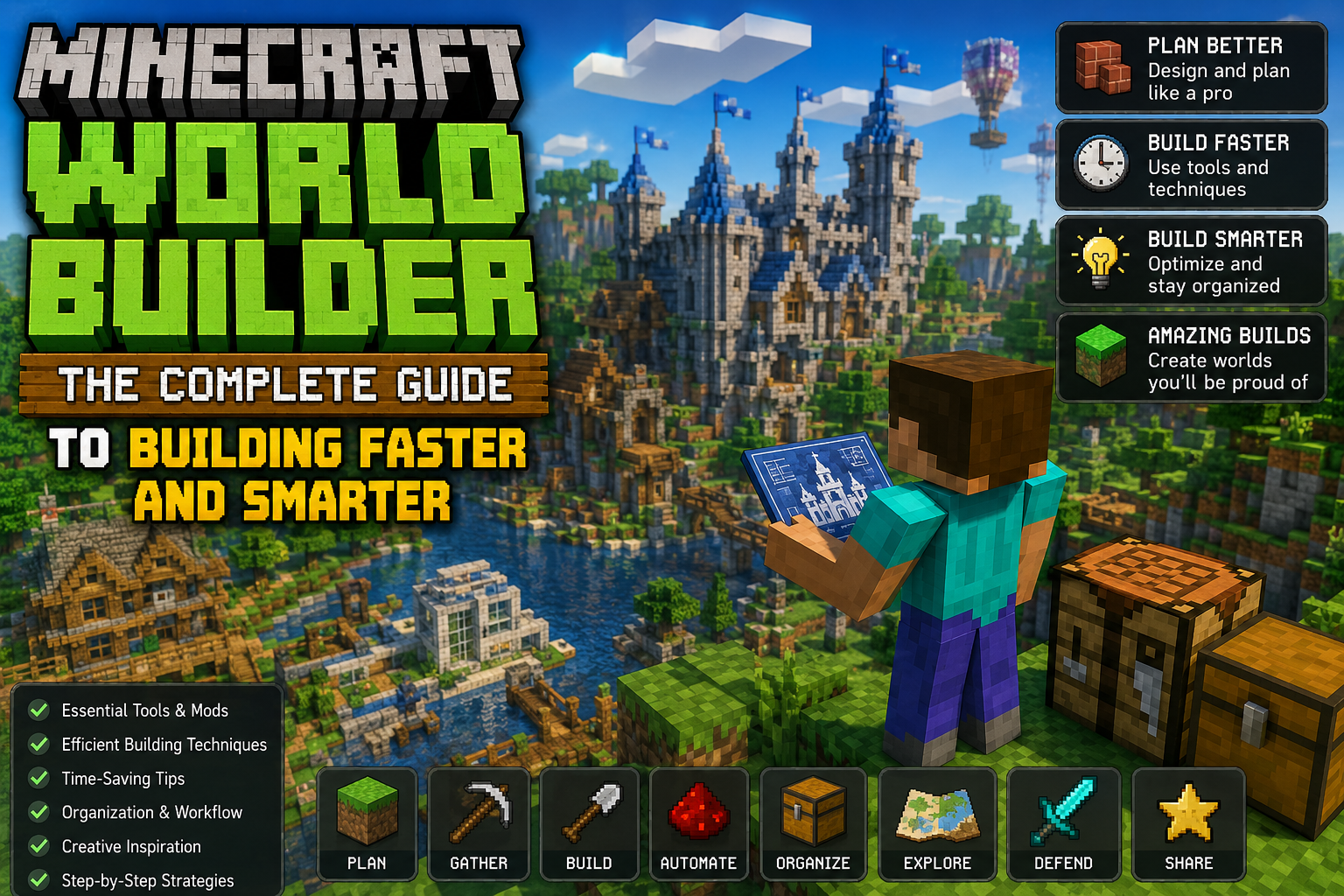Minecraft World Builder: The Complete Guide to Building Faster and Smarter